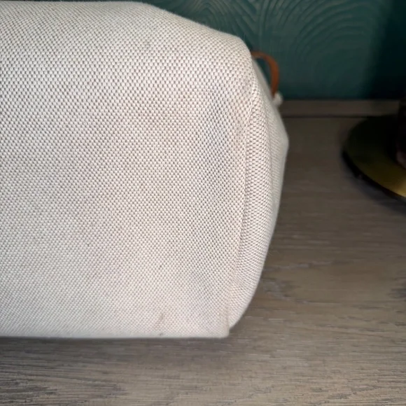 HERMES Cabas Toile H Tote Bag,  Square F (2002) - Picture 15 of 16